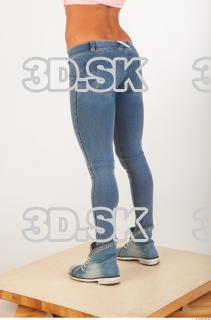 Leg blue jeans of Oxana  0004